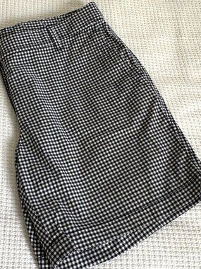 Navy/White Check Shorts by Talbots